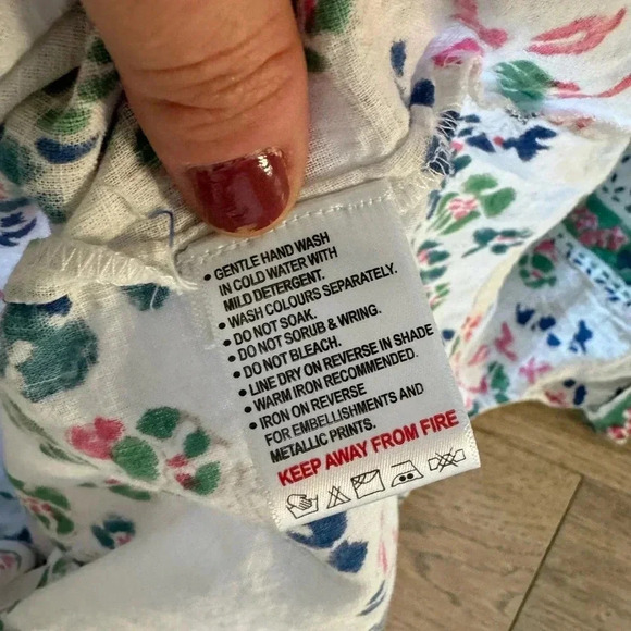 Fabindia Multi Cotton Printed Dress Size 10-12 - Picture 4 of 4